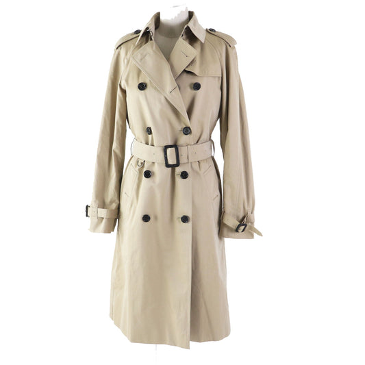 Burberry Cotton Trench Coat Beige 42 Women