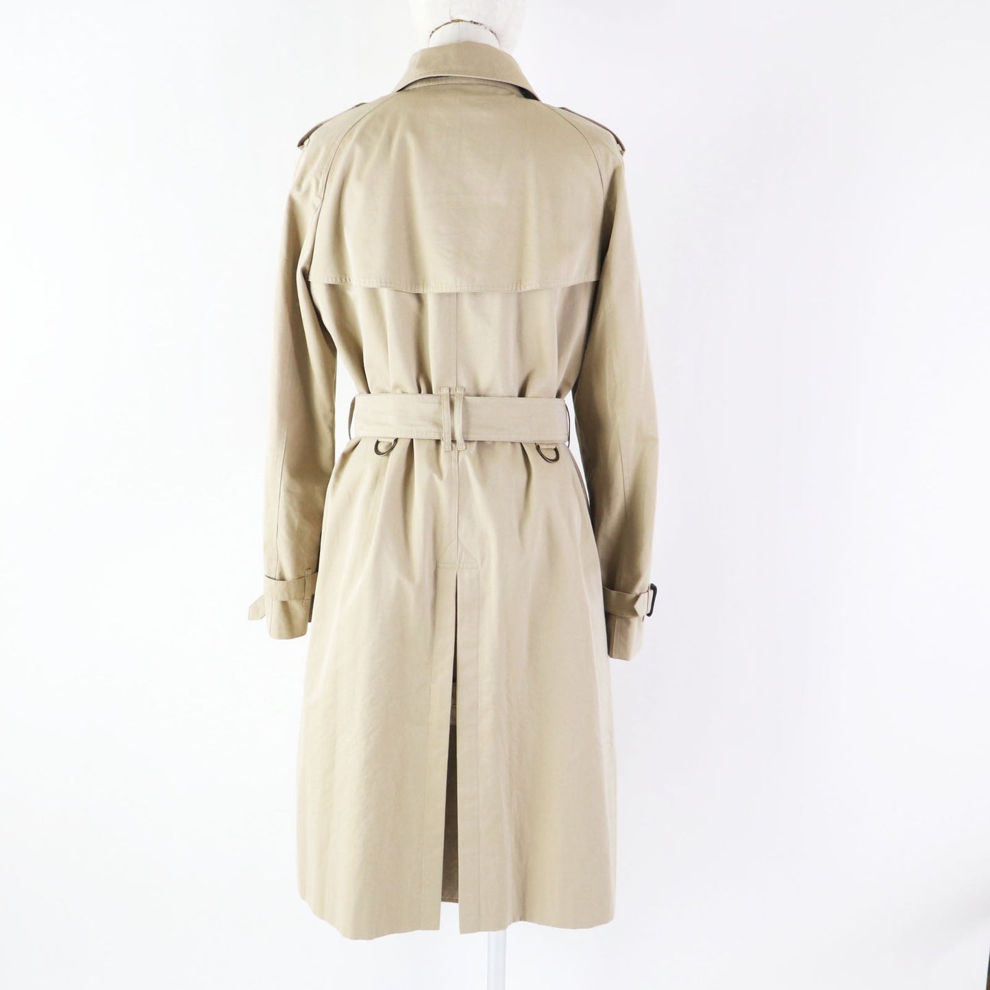 Burberry Cotton Trench Coat Beige 42 Women