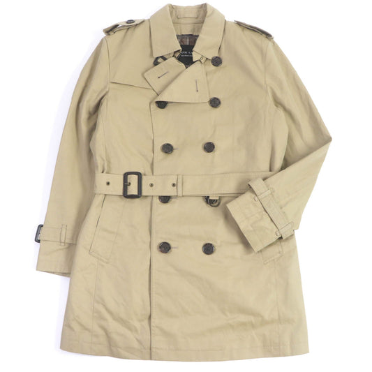 Burberry Cotton Trench Coat Beige L Men