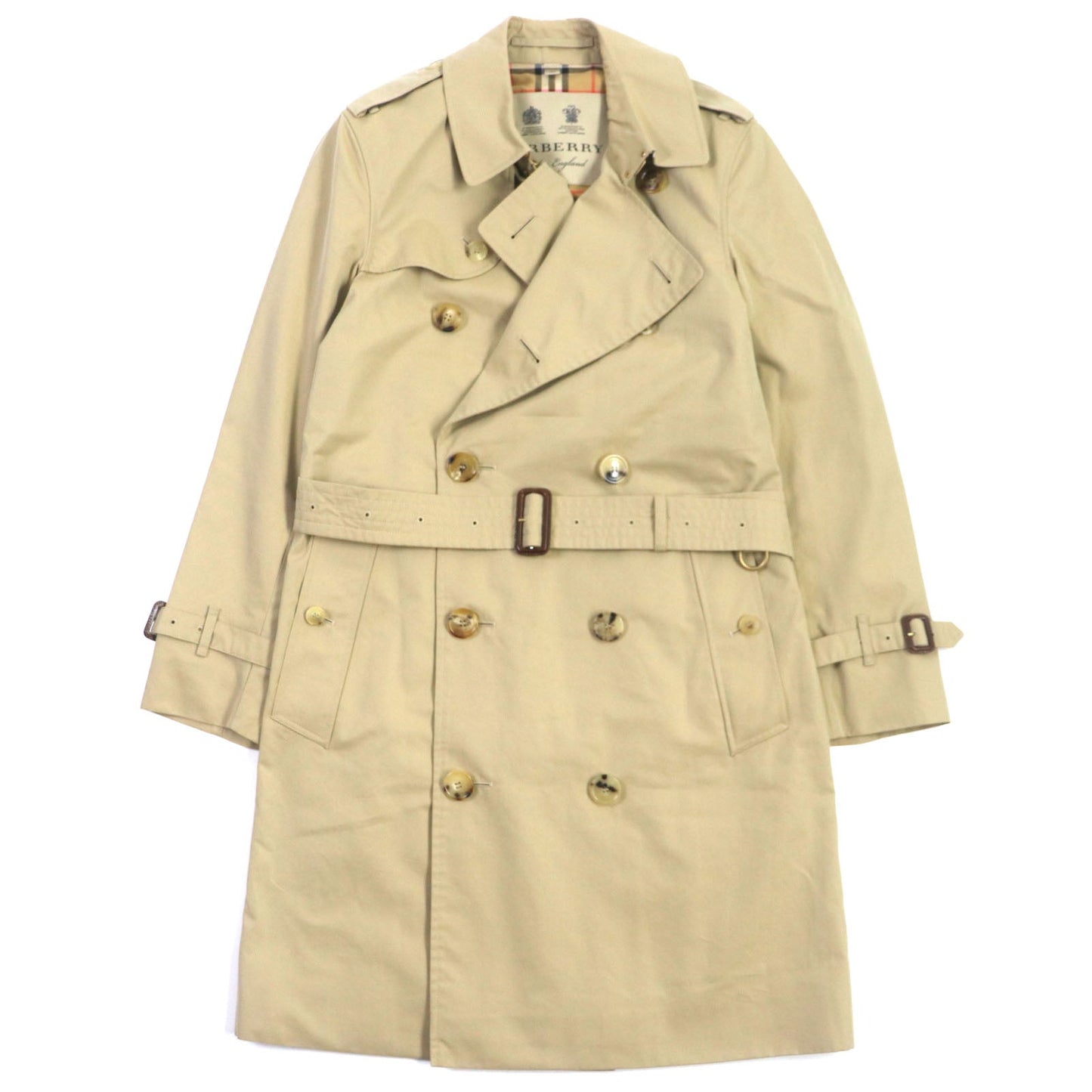 Burberry Chelsea Cotton Trench Coat Beige 44