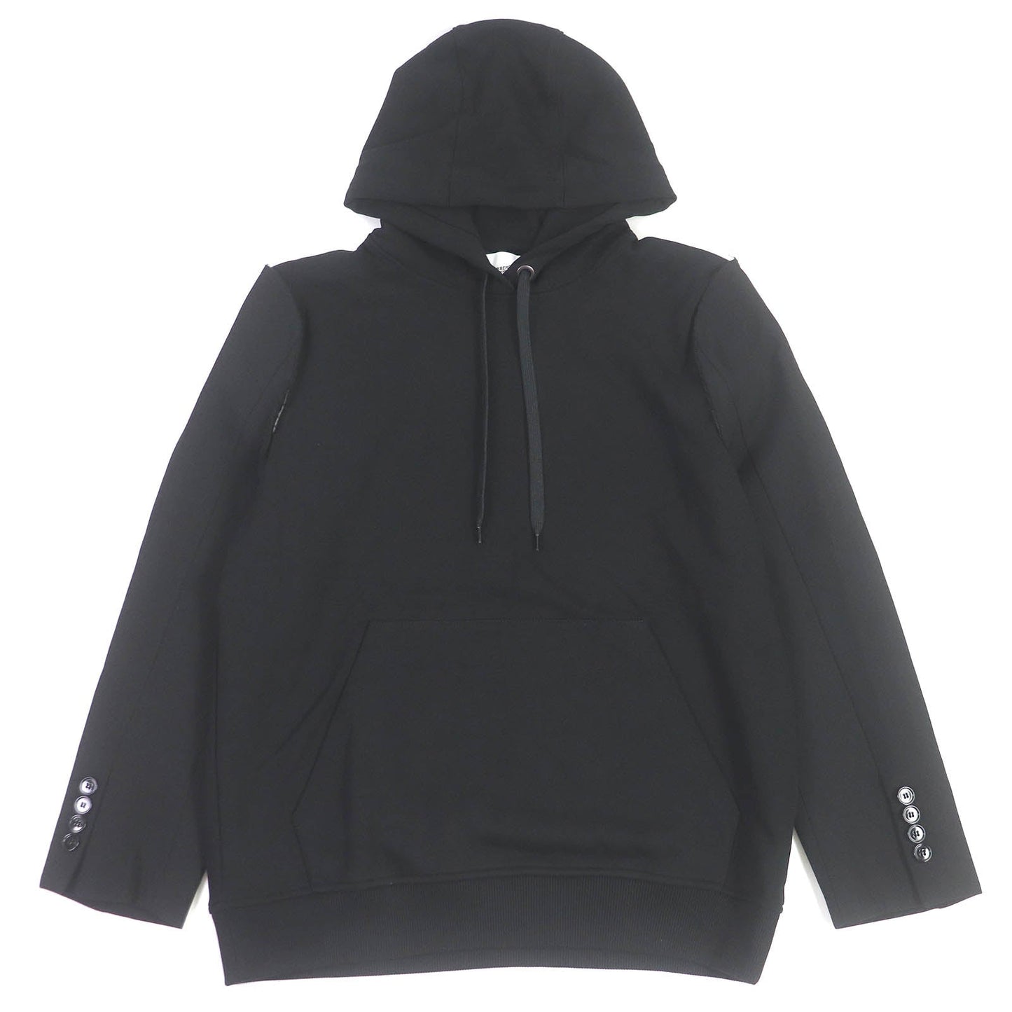 Burberry Cotton Pullover Hoodie Black M