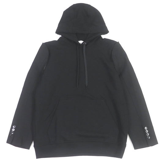 Burberry Cotton Pullover Hoodie Black M