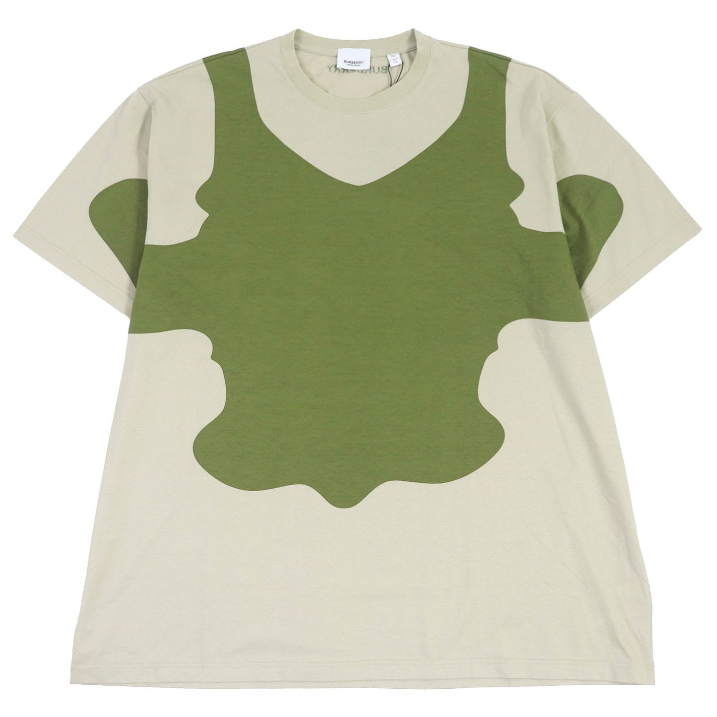 Burberry Cotton Crew Neck T-Shirt Khaki XL