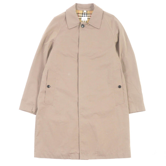 Burberry Cotton Coat Chin Strap Stainless Collar