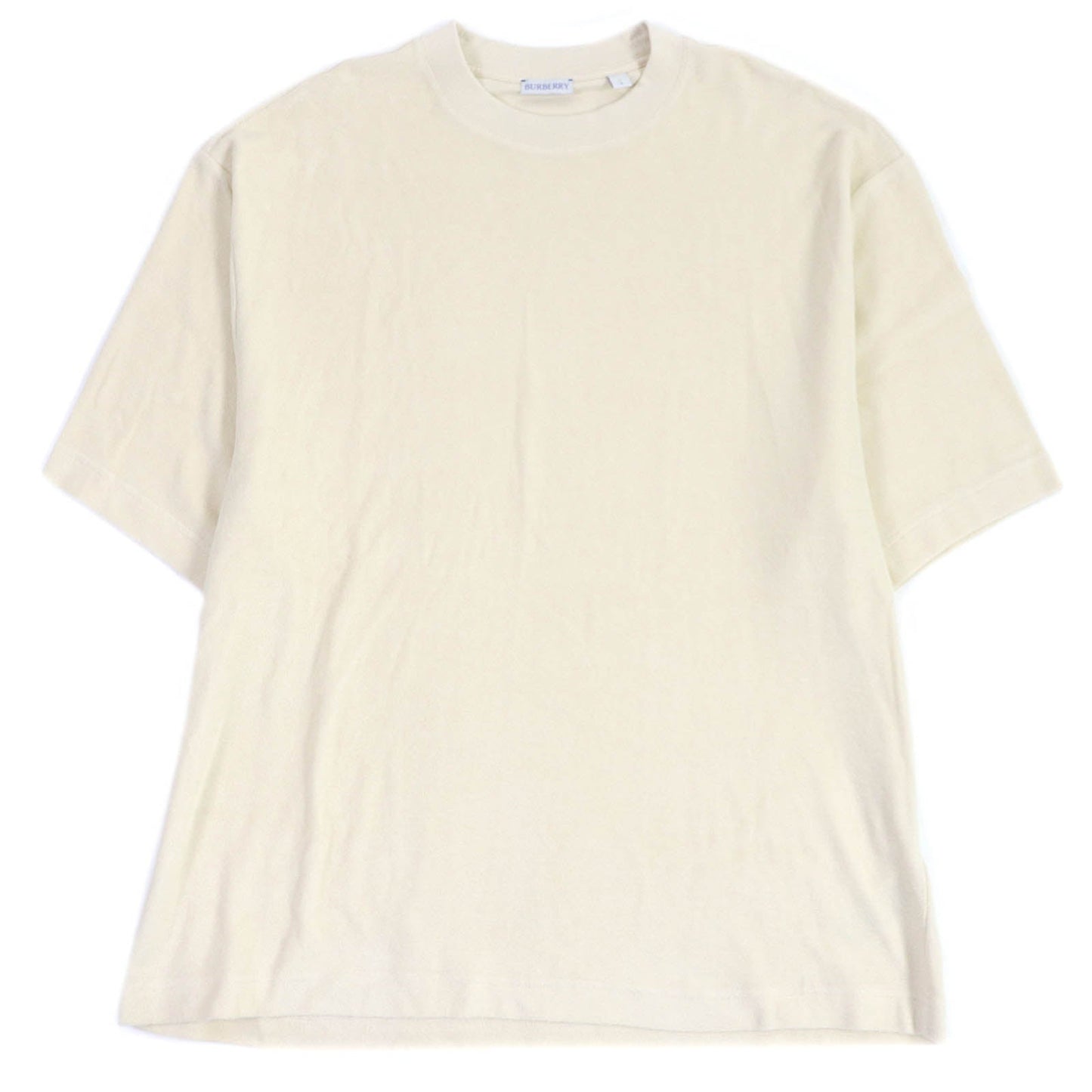 Burberry Cotton Horse Print T-Shirt Ivory L