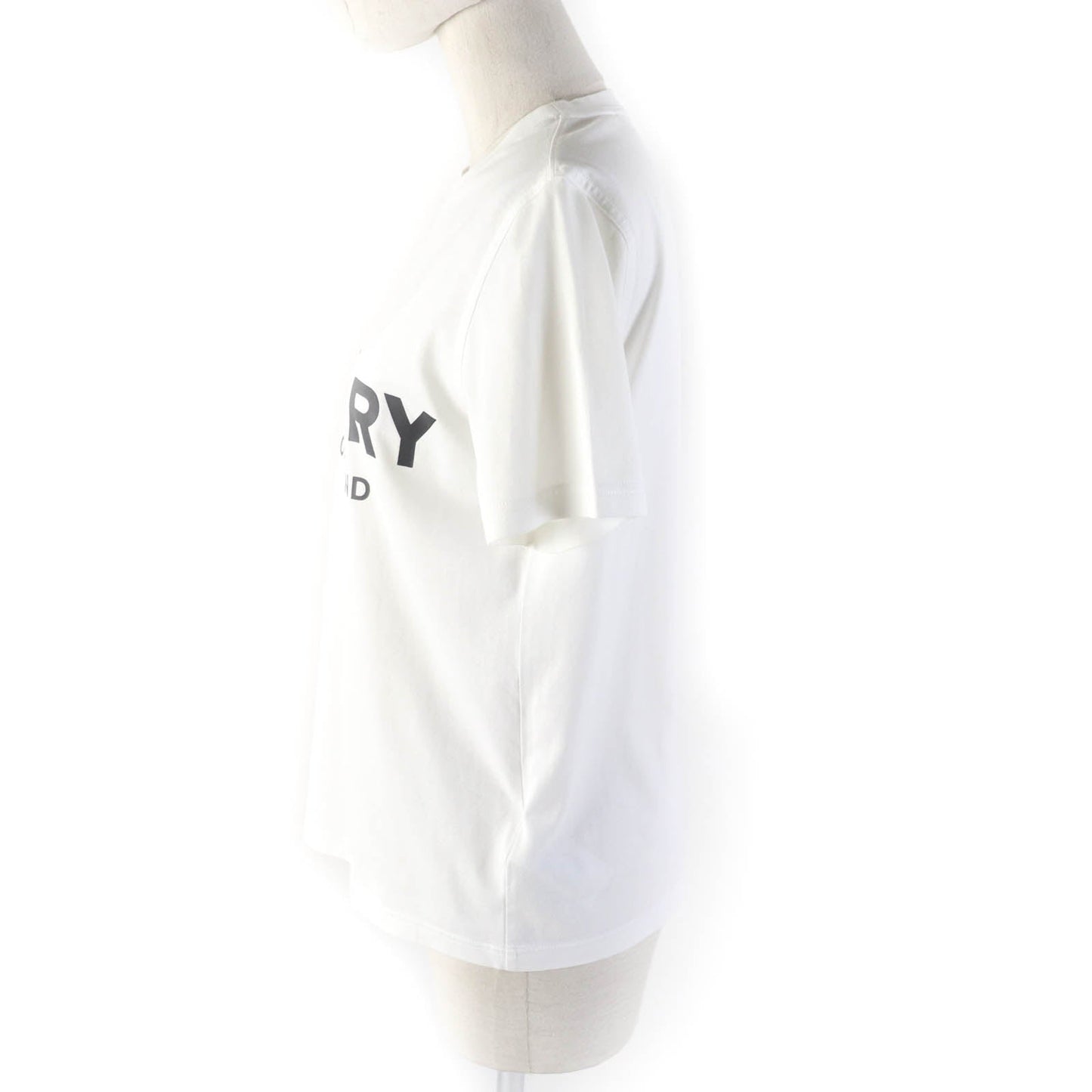 Burberry Cotton Logo Print Crew Neck T-Shirt