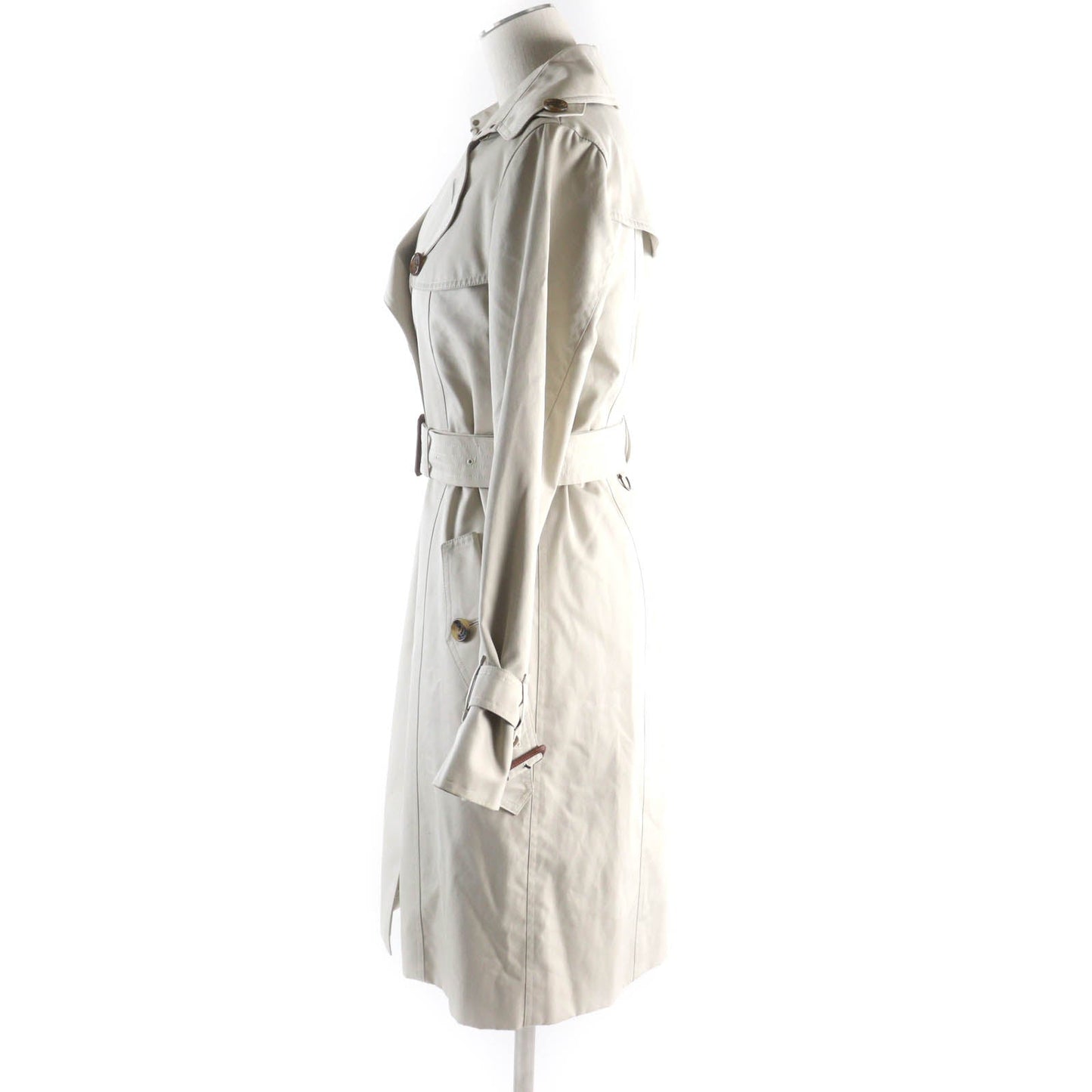 Burberry Cotton Trench Coat Beige 38 Women