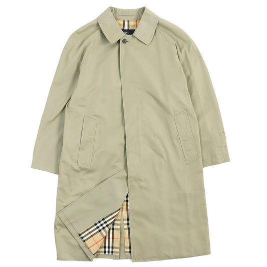 Burberry Cotton Nova Check Lining Coat Khaki