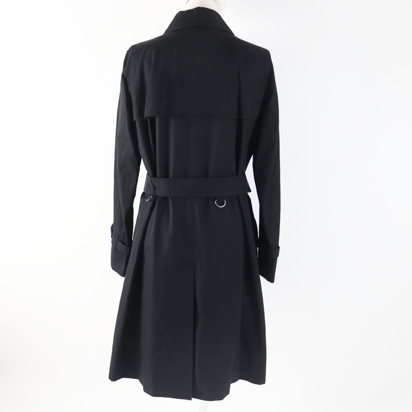 Burberry Cotton Trench Coat Black Women