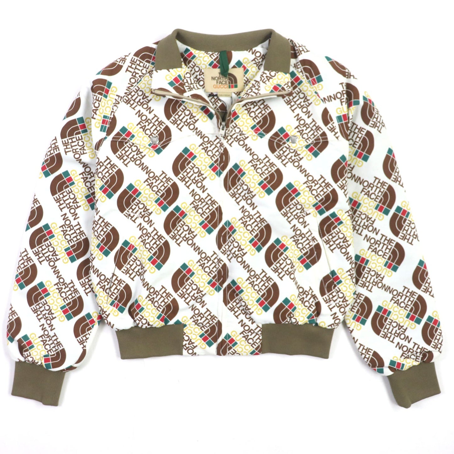 Gucci The North Face Bomber Jacket Brown M