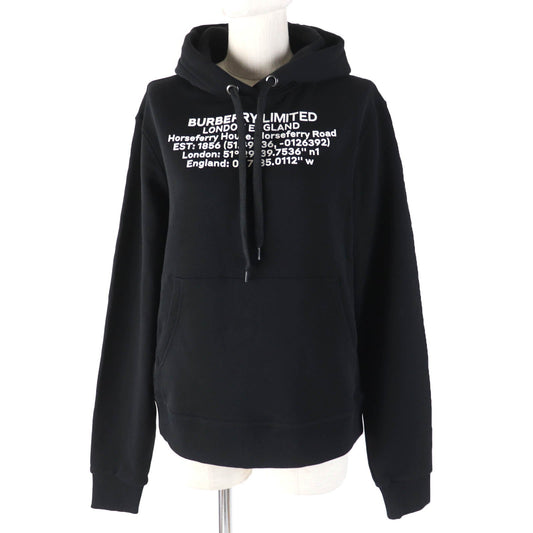 Burberry Cotton Hooded Pullover XS Black