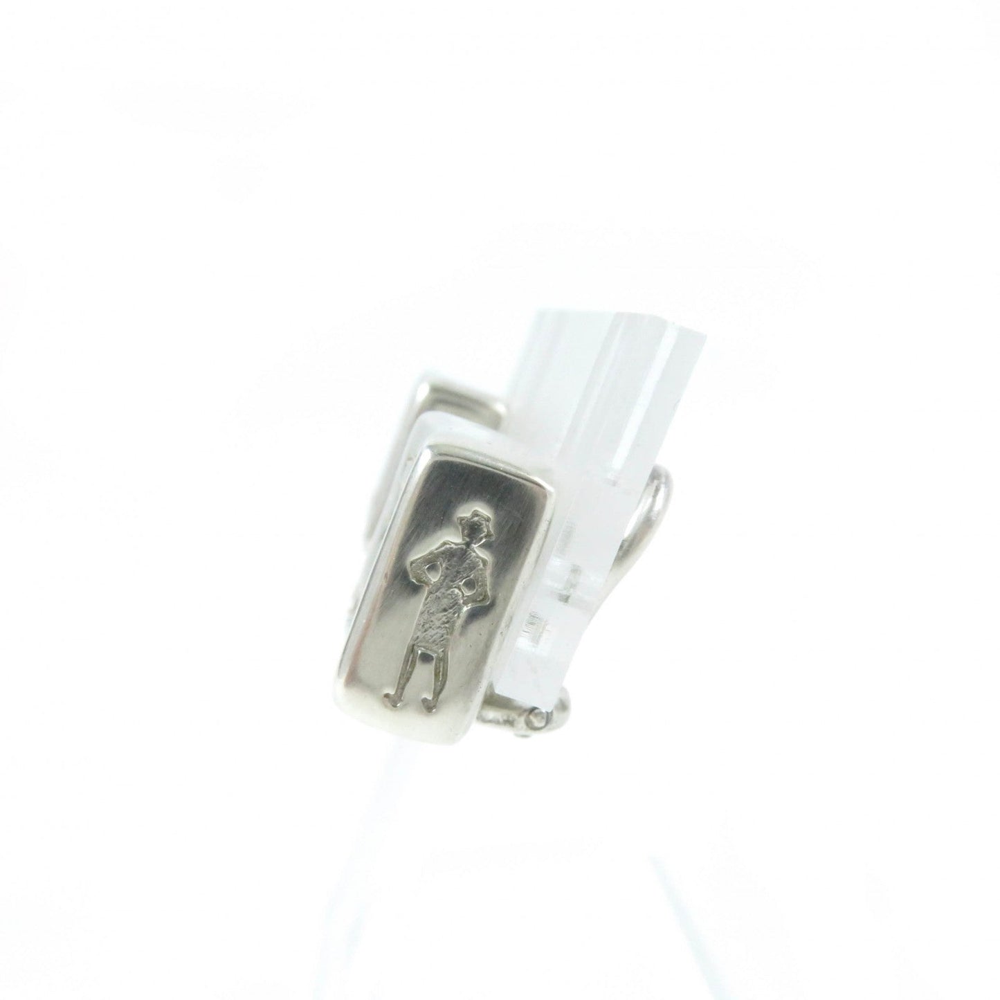 Chanel AG925 Clover Square Earrings