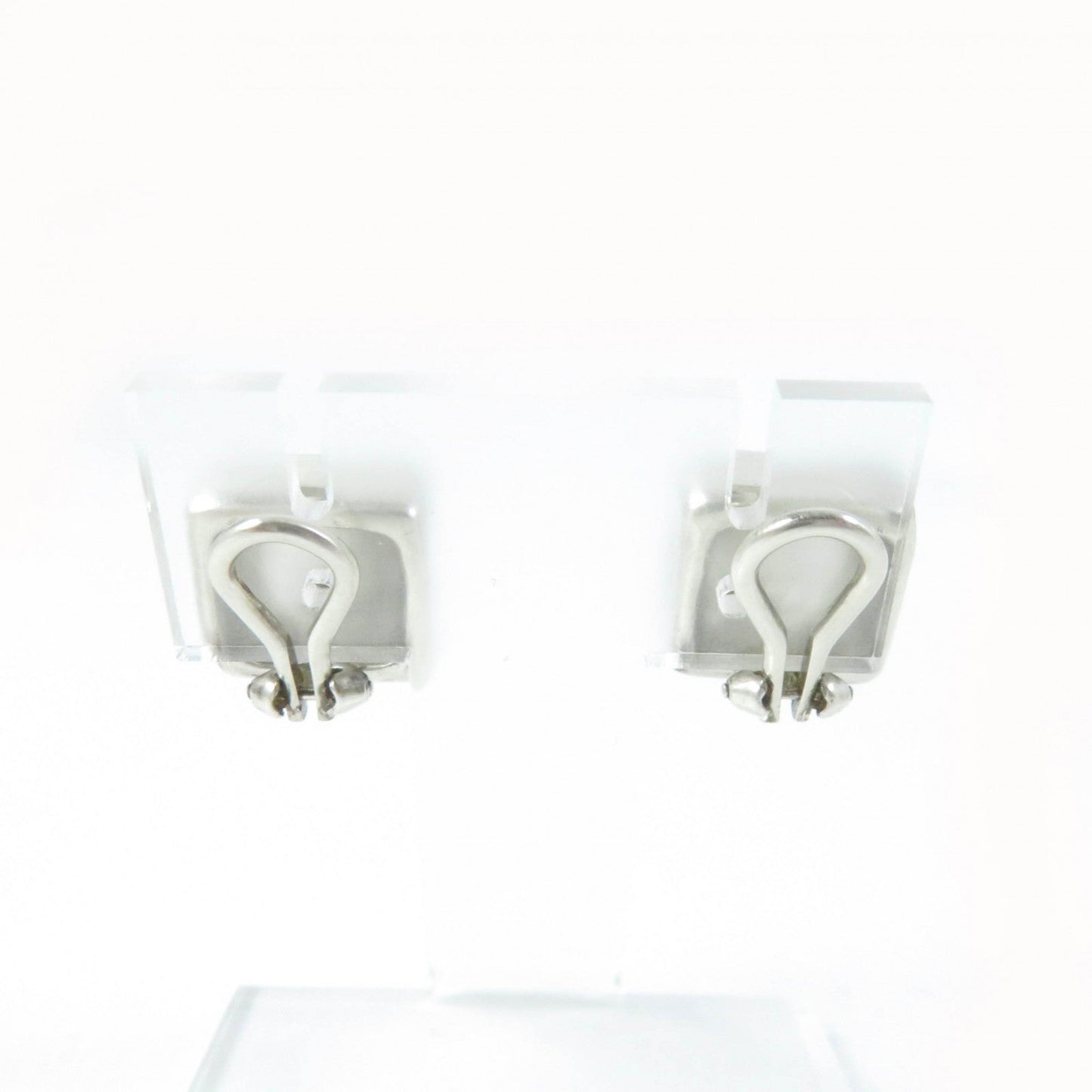 Chanel AG925 Clover Square Earrings