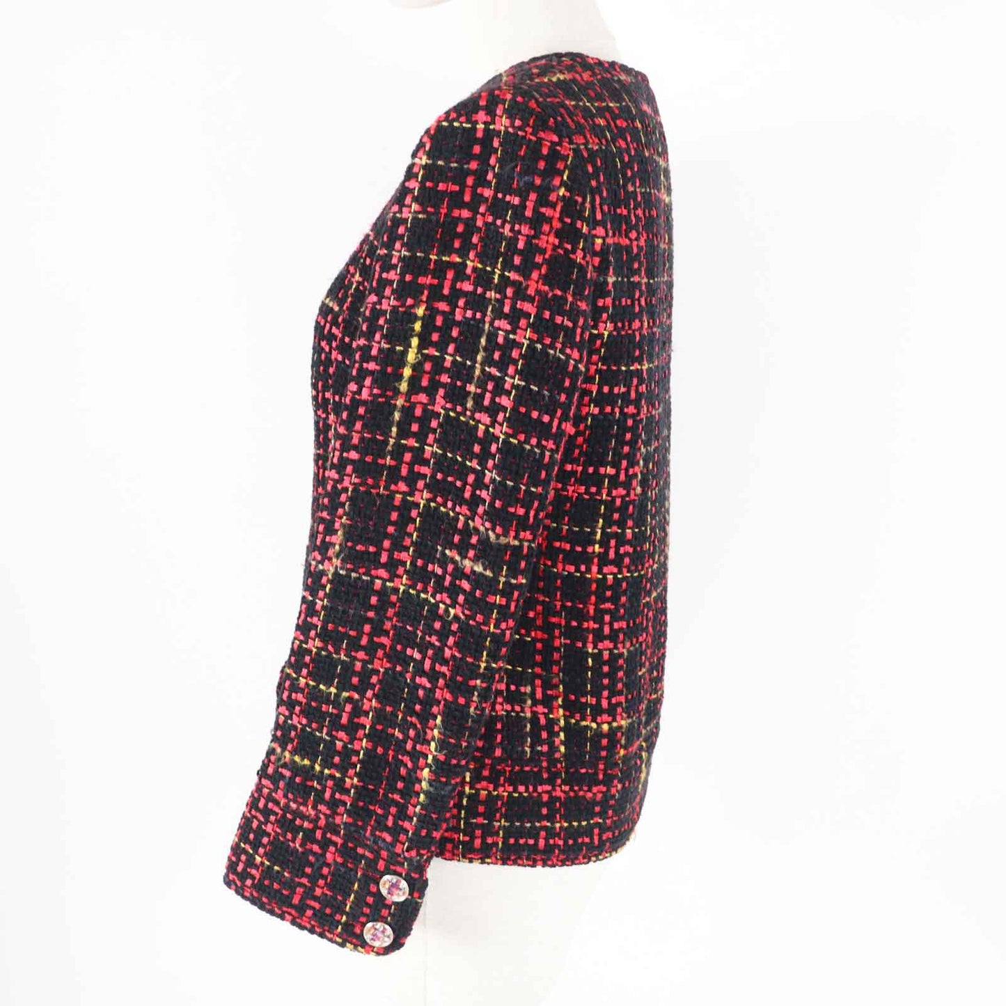 Chanel Tweed No Collar Jacket P73176