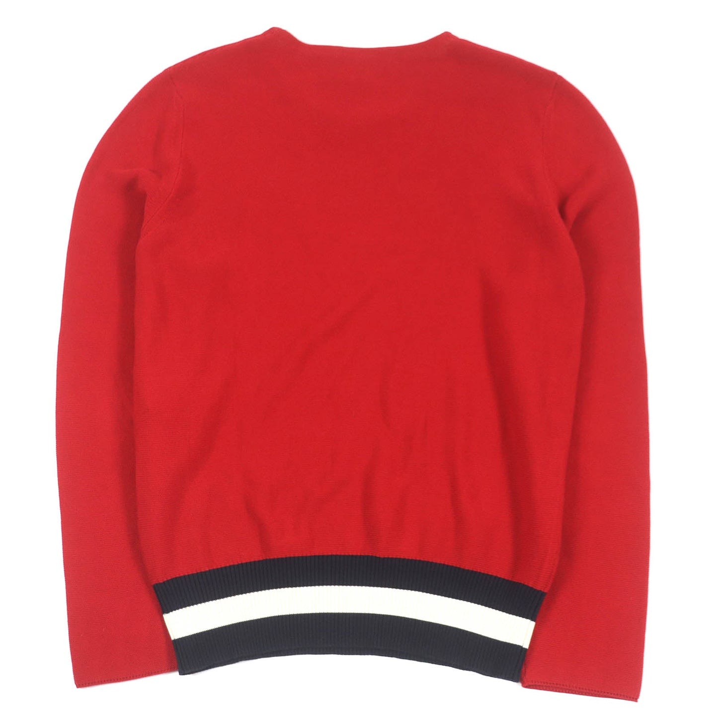 Gucci Bee Emblem Patch Sweater Red L