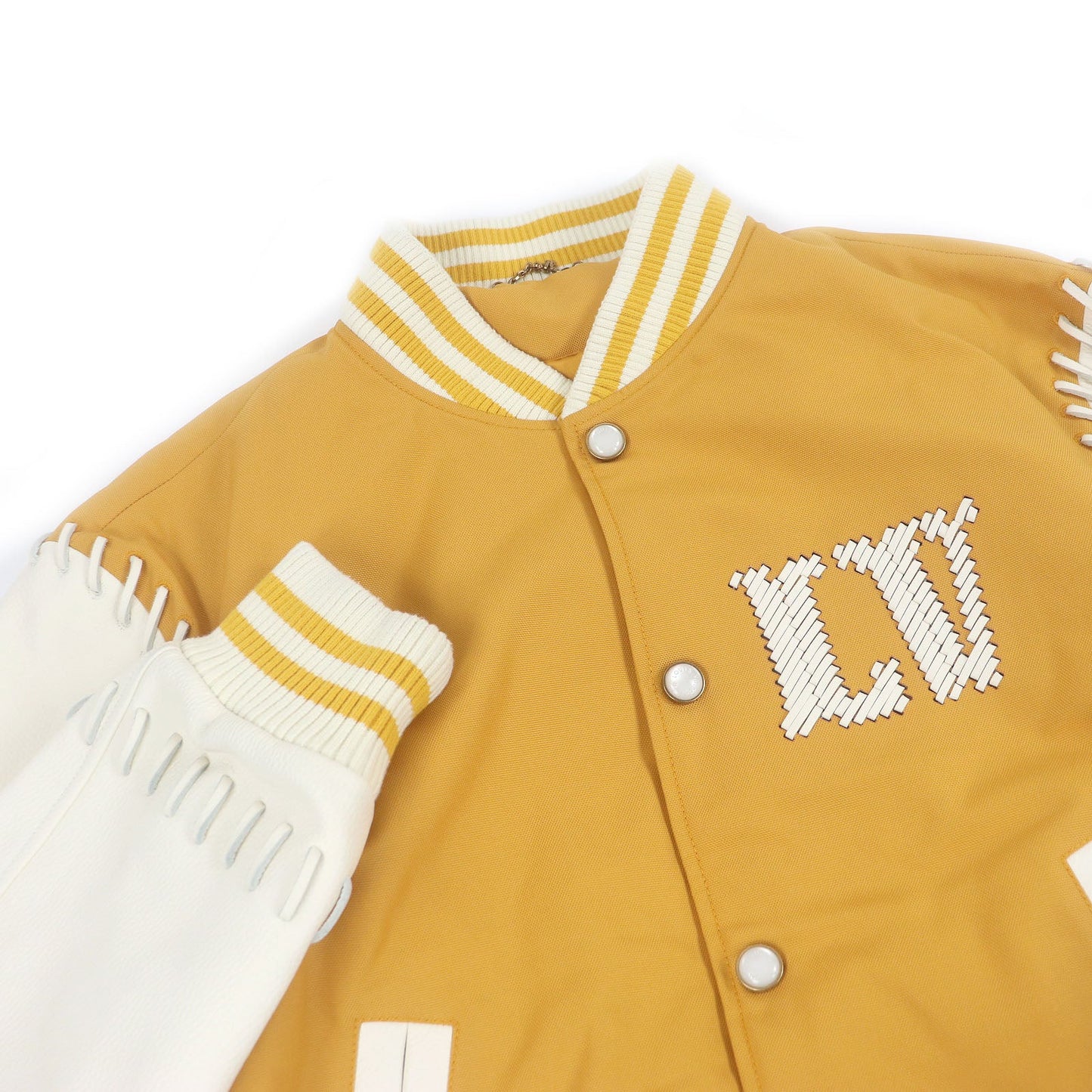 Louis Vuitton Padded varsity jacket Leather Jacket