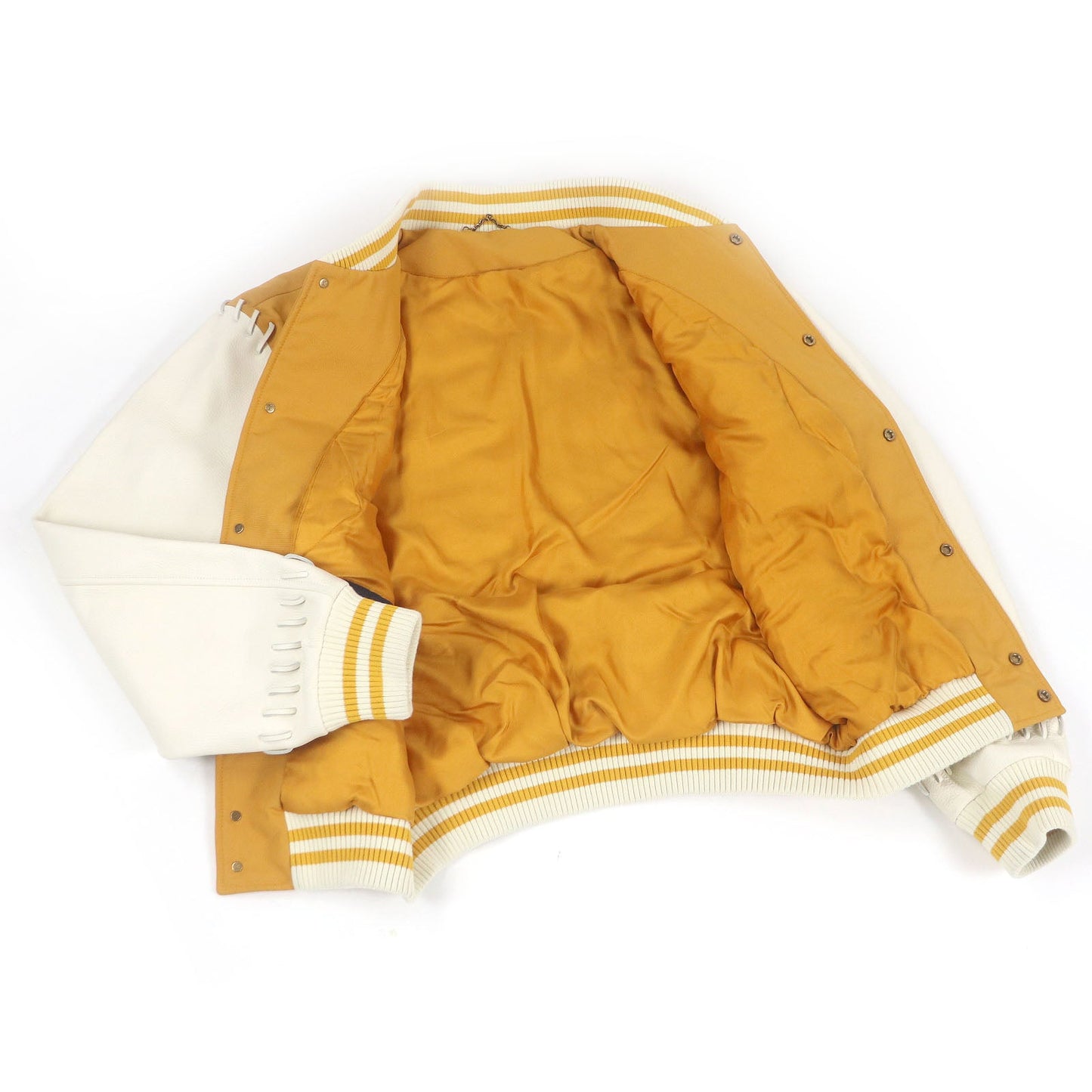 Louis Vuitton Padded varsity jacket Leather Jacket