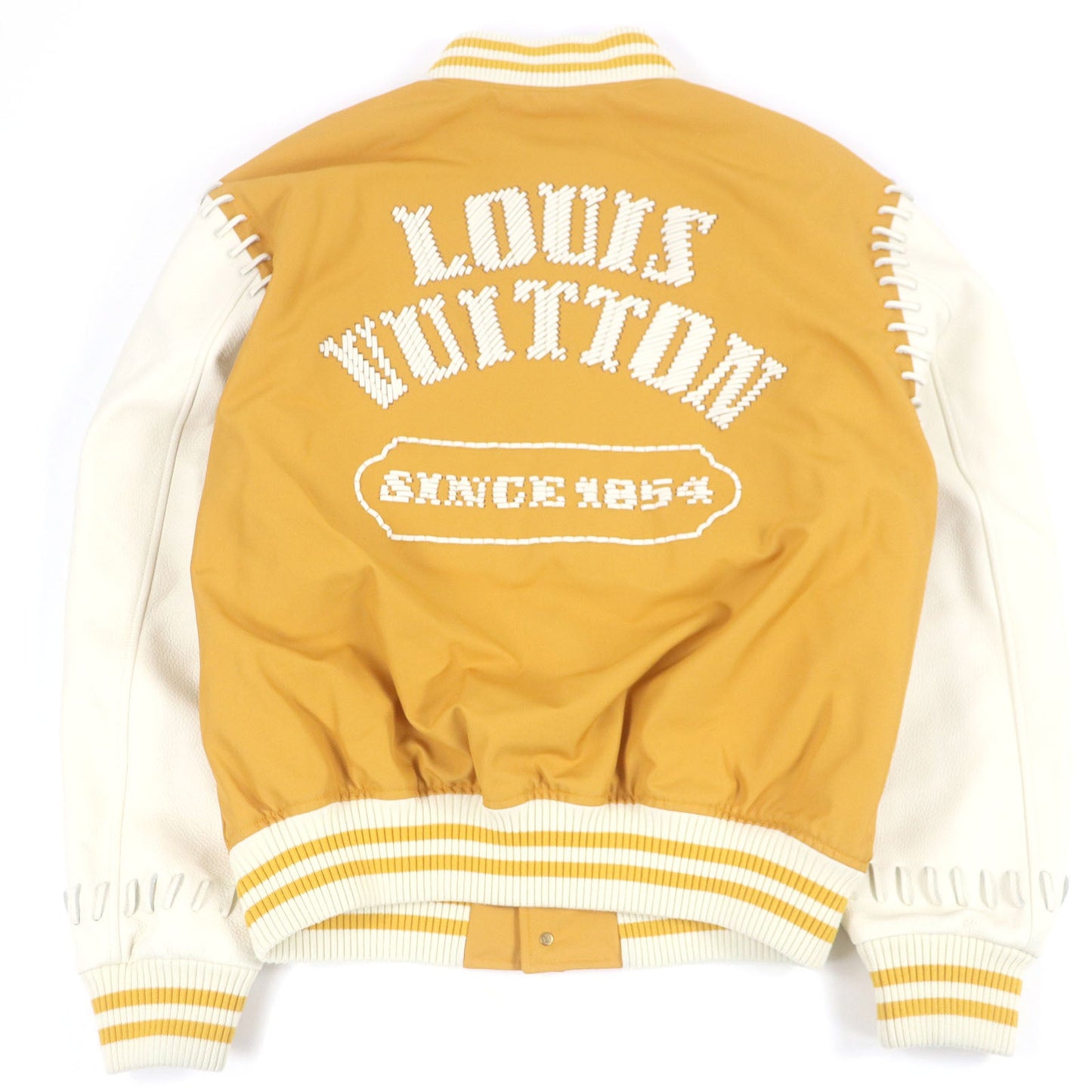 Louis Vuitton Padded varsity jacket Leather Jacket