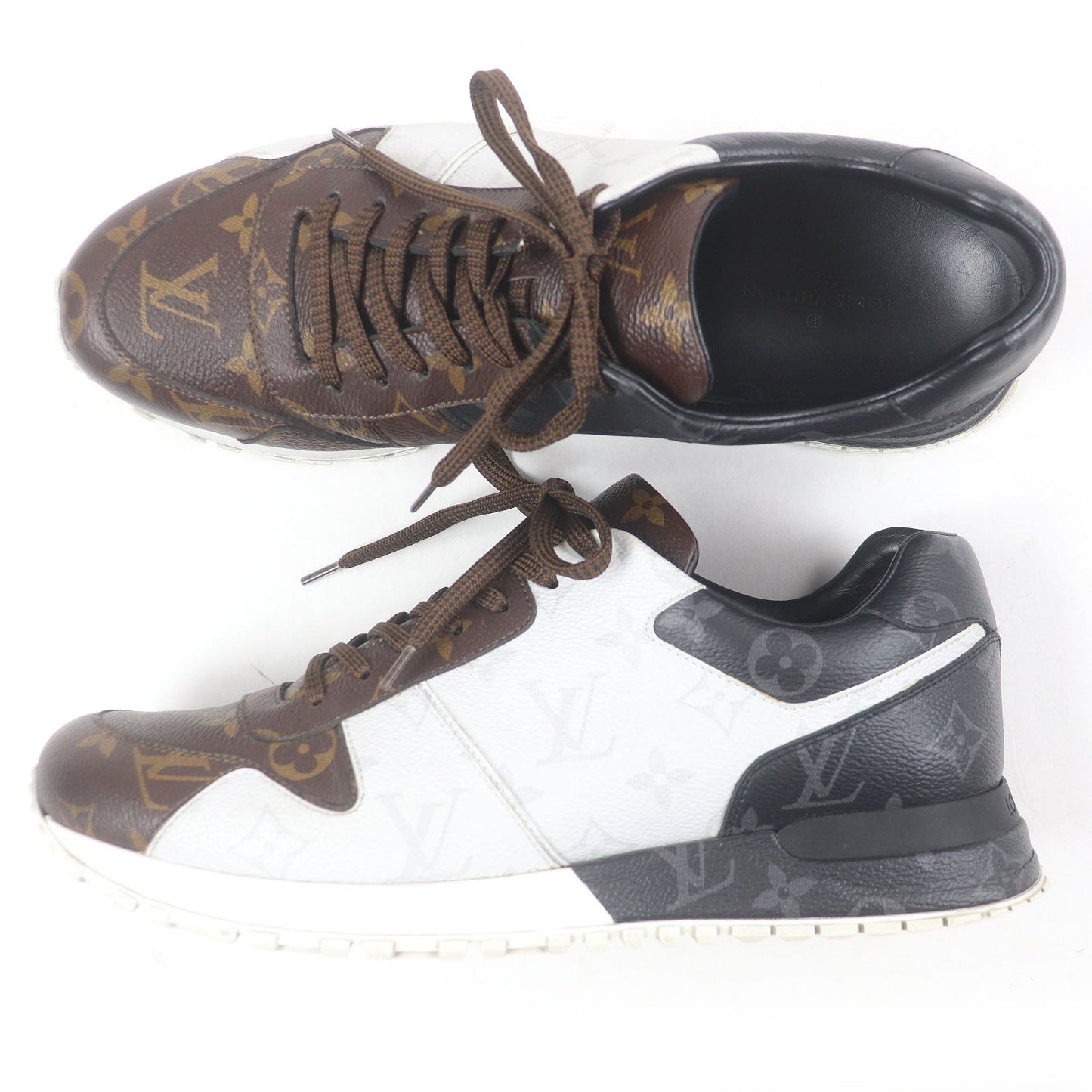Louis Vuitton LV Runaway Line Monogram Leather Sneakers