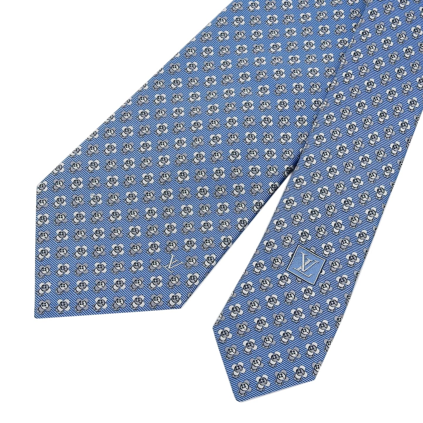 Louis Vuitton Vivienne LV logo Silk Tie