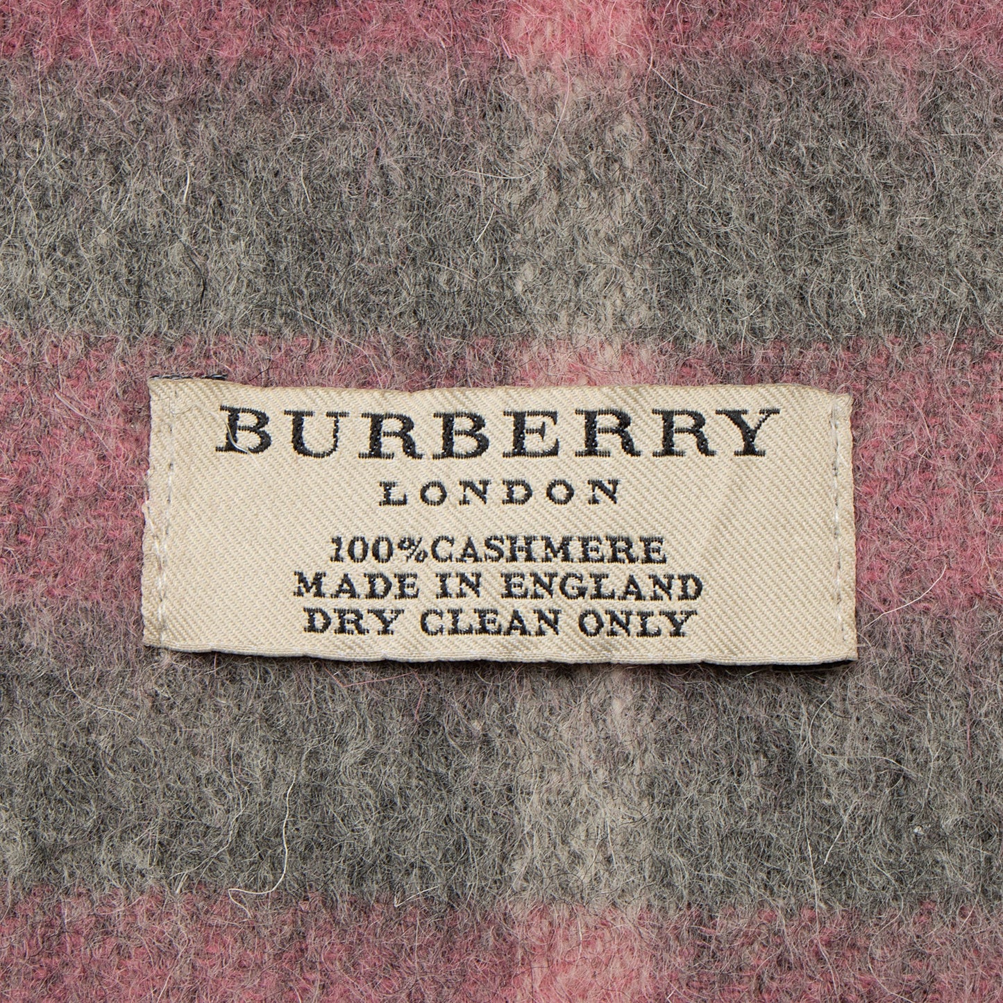 Burberry Cashmere Giant Check Scarf