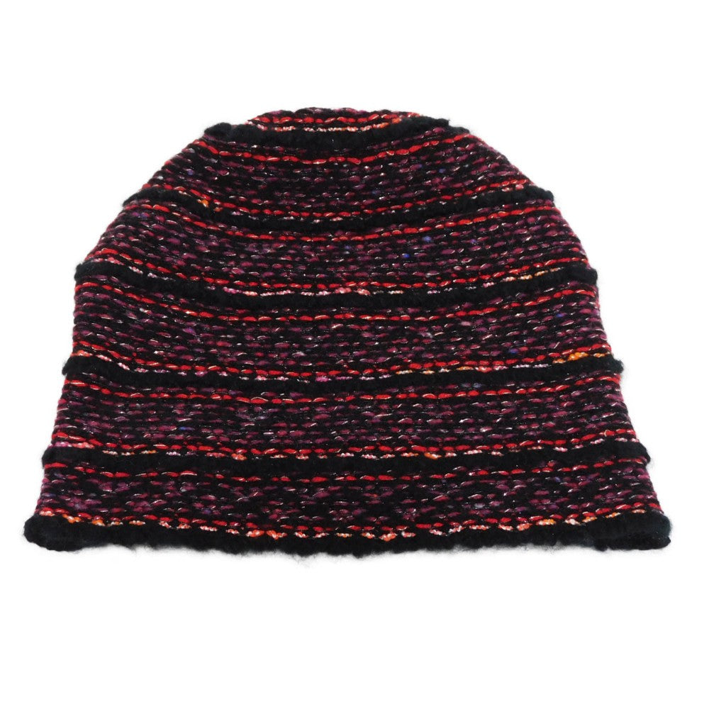 Chanel Tweed Coco Mark Knit Hat