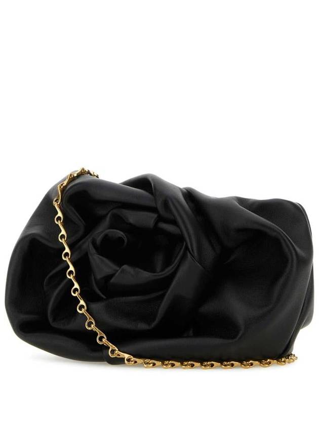 Burberry Rose Chain Clutch Bag Black