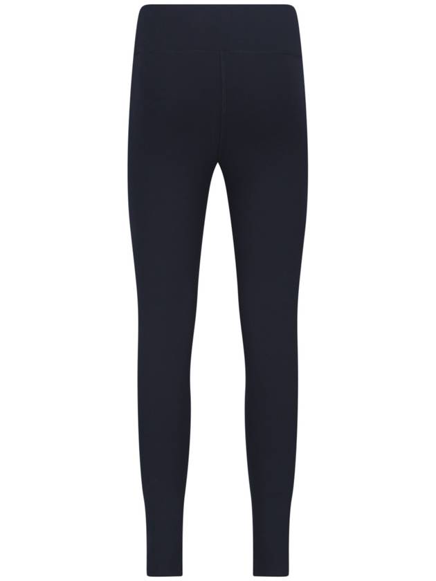 Balenciaga reflective logo leggings black