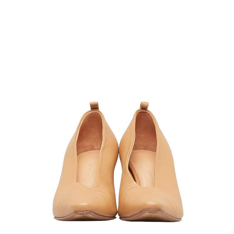 Bottega Veneta PUMPS POINTED TOU Size 35 1/2 Brown Leather
