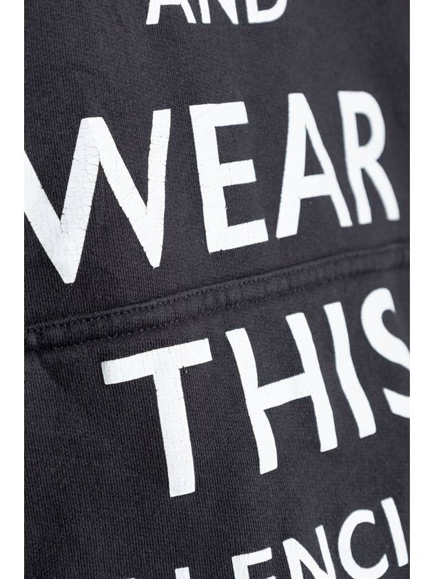 Balenciaga Balenciaga Hoodie, Women's, Black