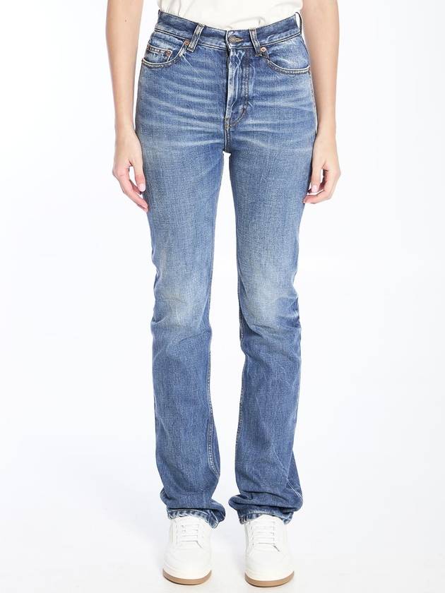 Saint Laurent 90's Slim Jeans Blue Denim