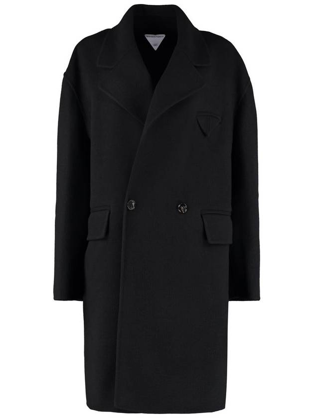 Bottega Veneta Women's Double Coat Black