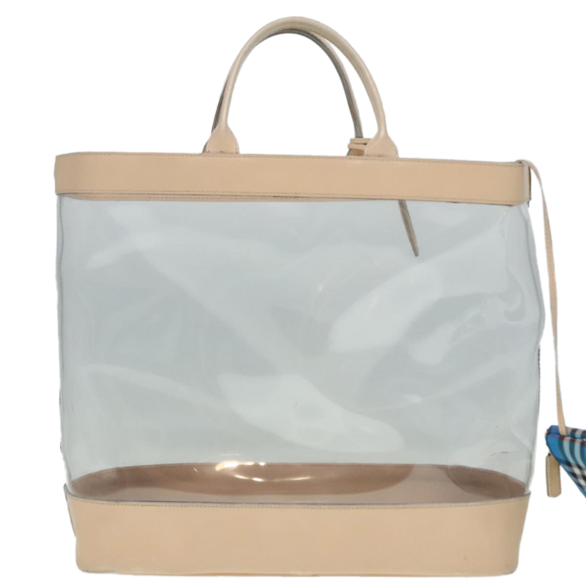 Burberry clear Vinyl Tote Bag ()