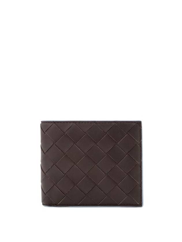 Bottega Veneta Intrecciato Bifold Half Wallet Brown