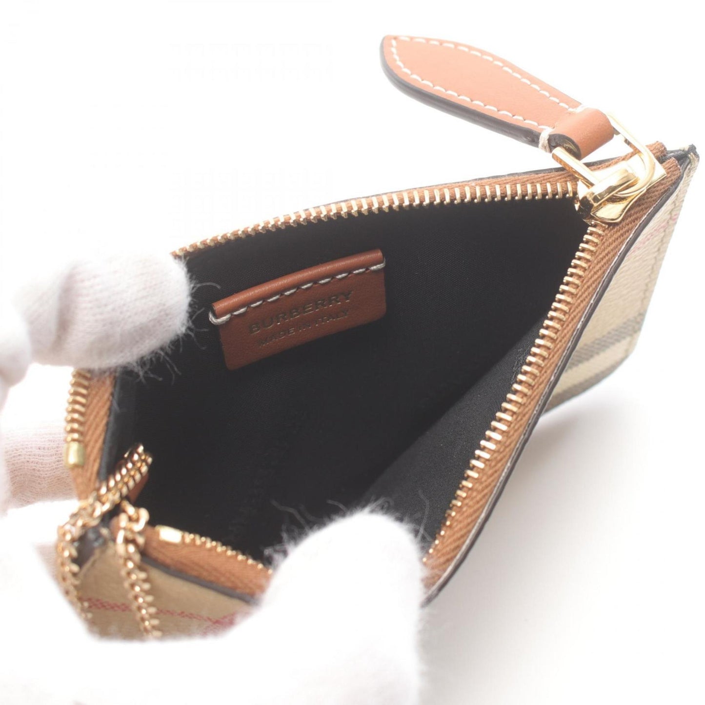 Burberry Coated Canvas Coin Purse/Coin Case ()