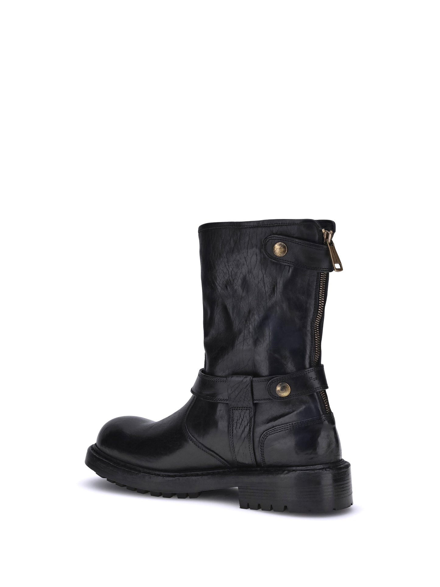 Dolce & Gabbana Men Leather Boots