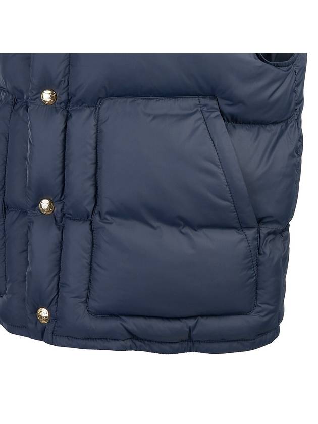 CELINE Triomphe Patch Hooded Down Vest Light Navy