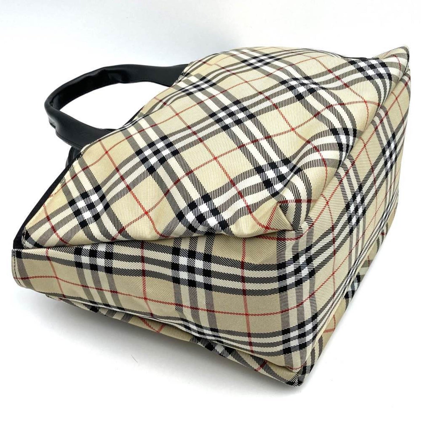 Burberry Nylon Leather Handbag ()