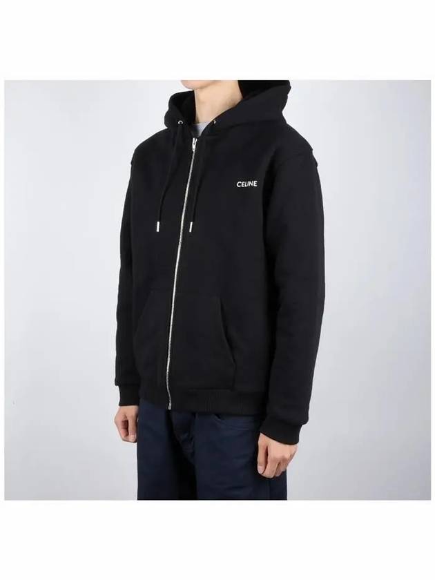CELINE RY04I345F 38AW Logo Cotton Hooded Jacket