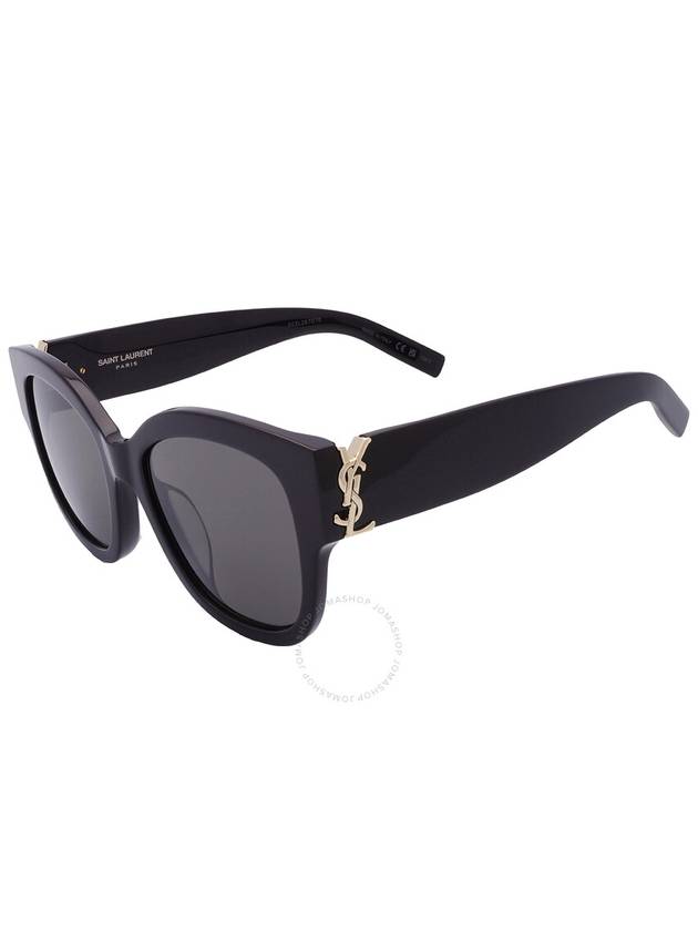 Saint Laurent Saint Laurent Grey Butterfly Ladies Sunglasses SL M95/F 001 56