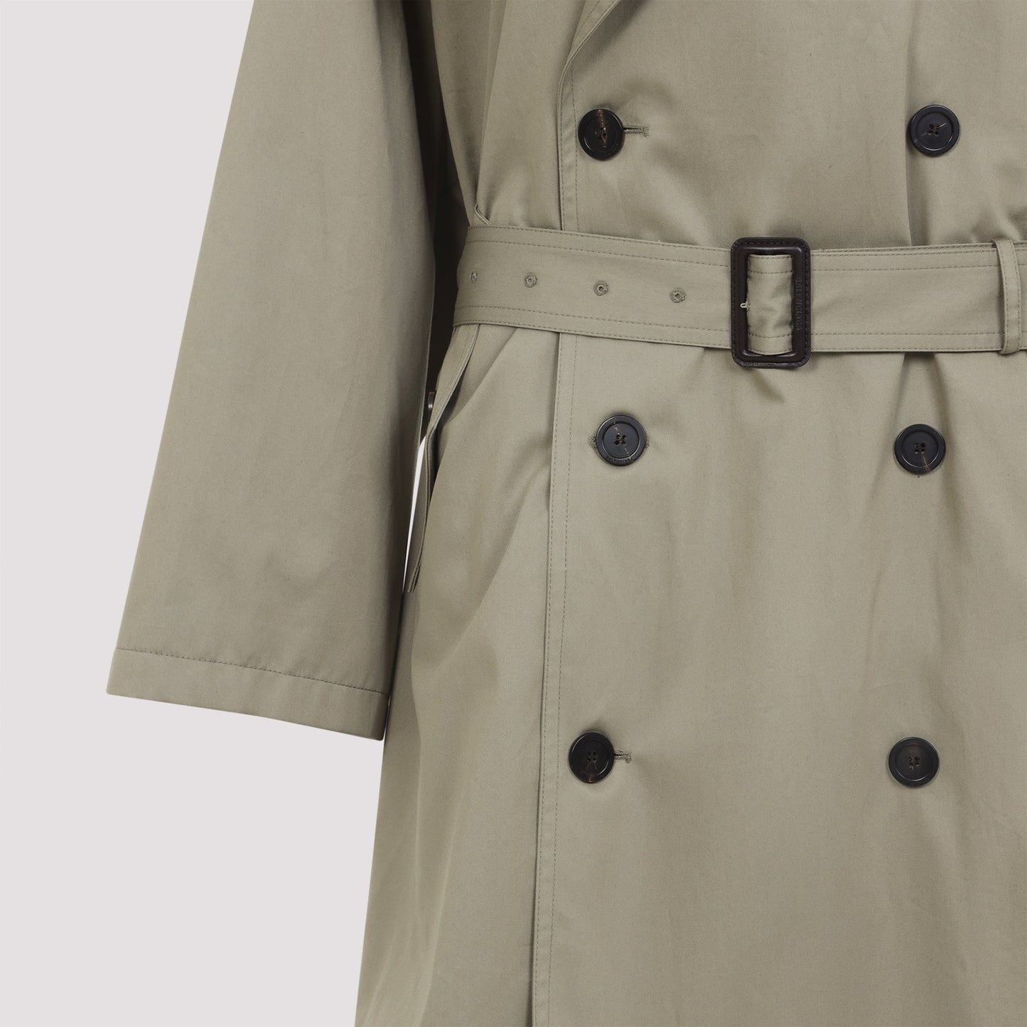 Balenciaga Draped Neck Trench Women