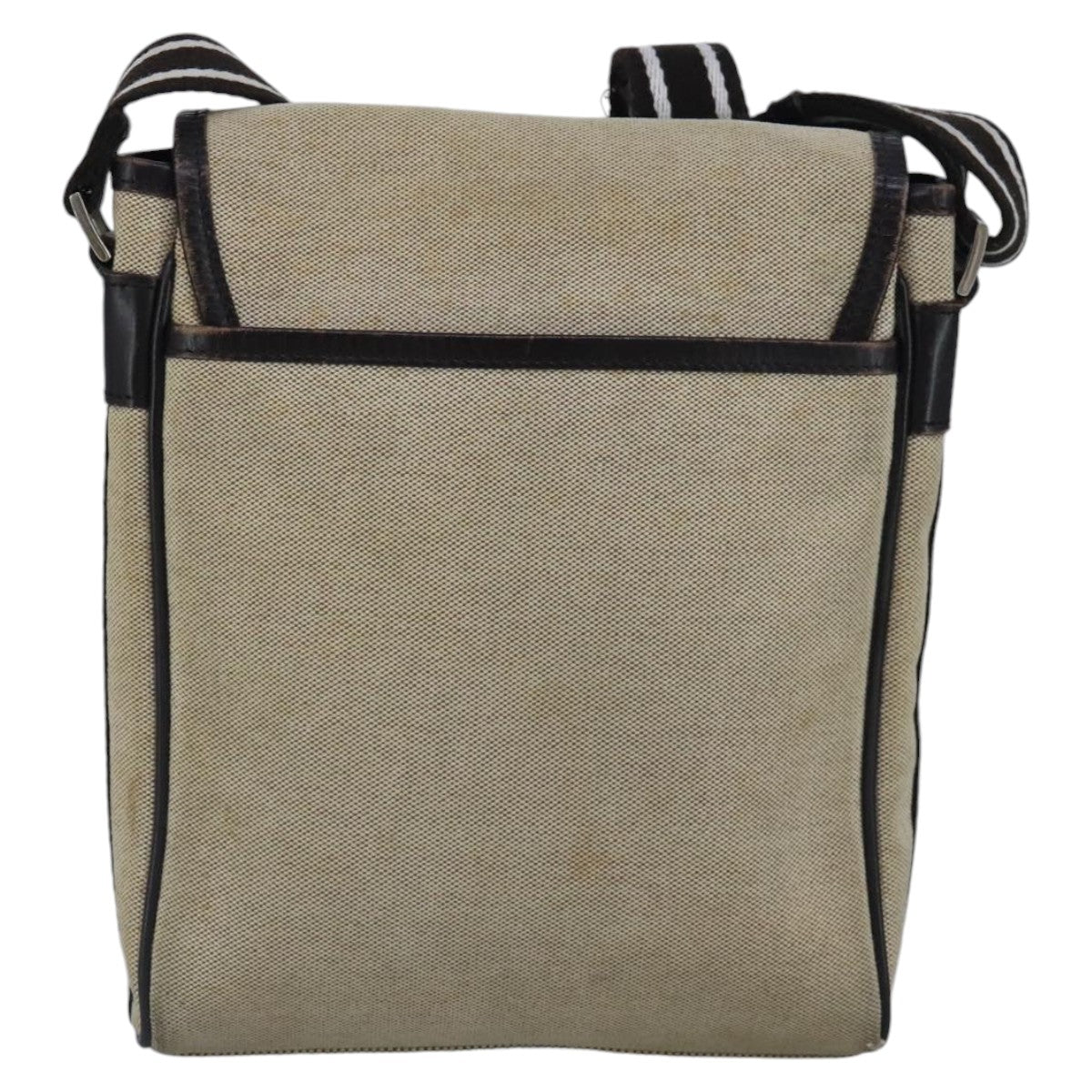 Burberry Label Canvas Shoulder Bag ()