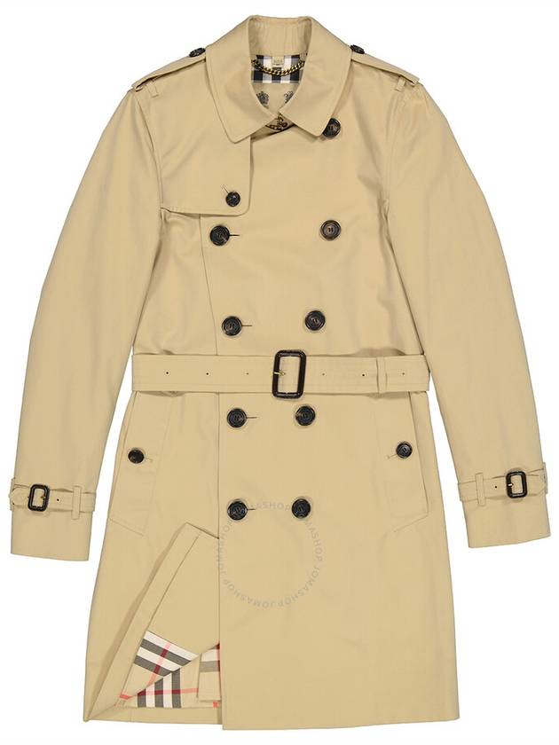 Burberry Burberry Men's The Chelsea Mid-length Trench Coatin Honey, Brand Size 54 (US Size 44)