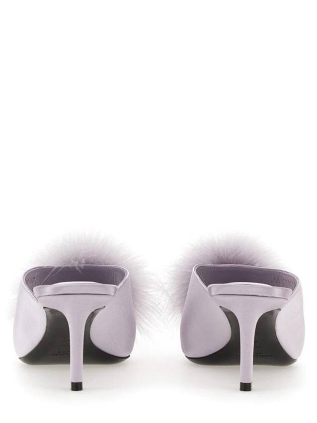 Saint Laurent Mule MAE in Satin Crepe 7182181UU001720 B0040191894