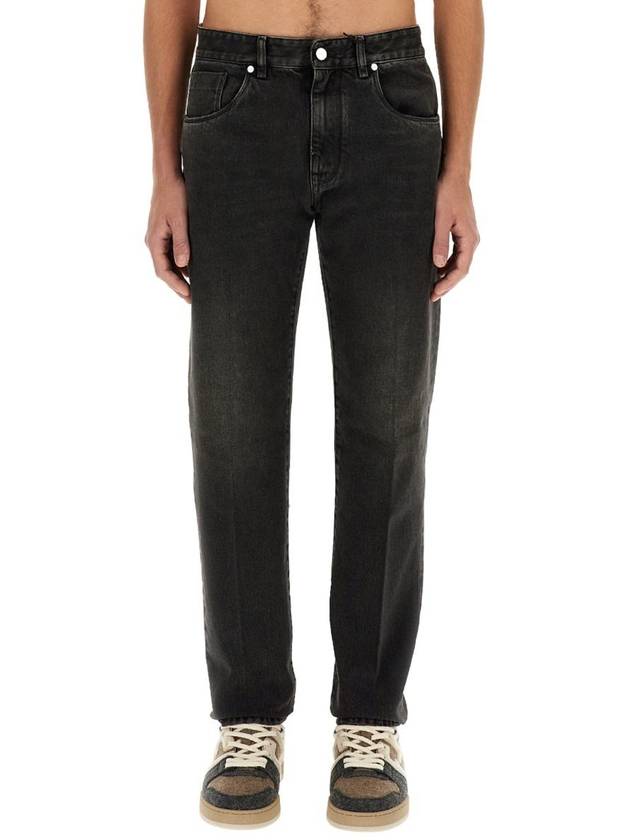 Fendi Straight-Cut Denim Jeans Black