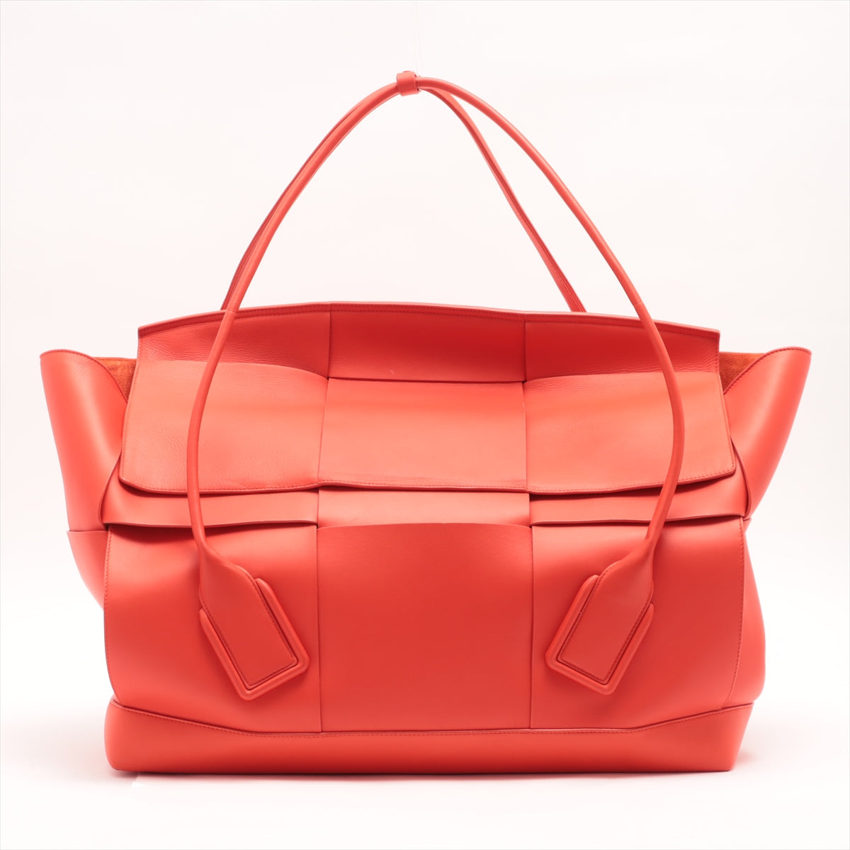 Bottega Veneta The Alcoholic Leather Handbag Red