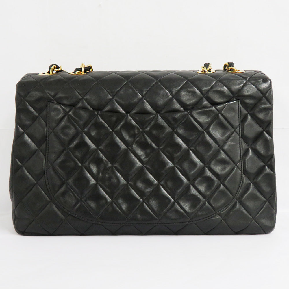Chanel 34 Chain Shoulder Bag Black G A01094 Black 2nd Room in Leather Decamat