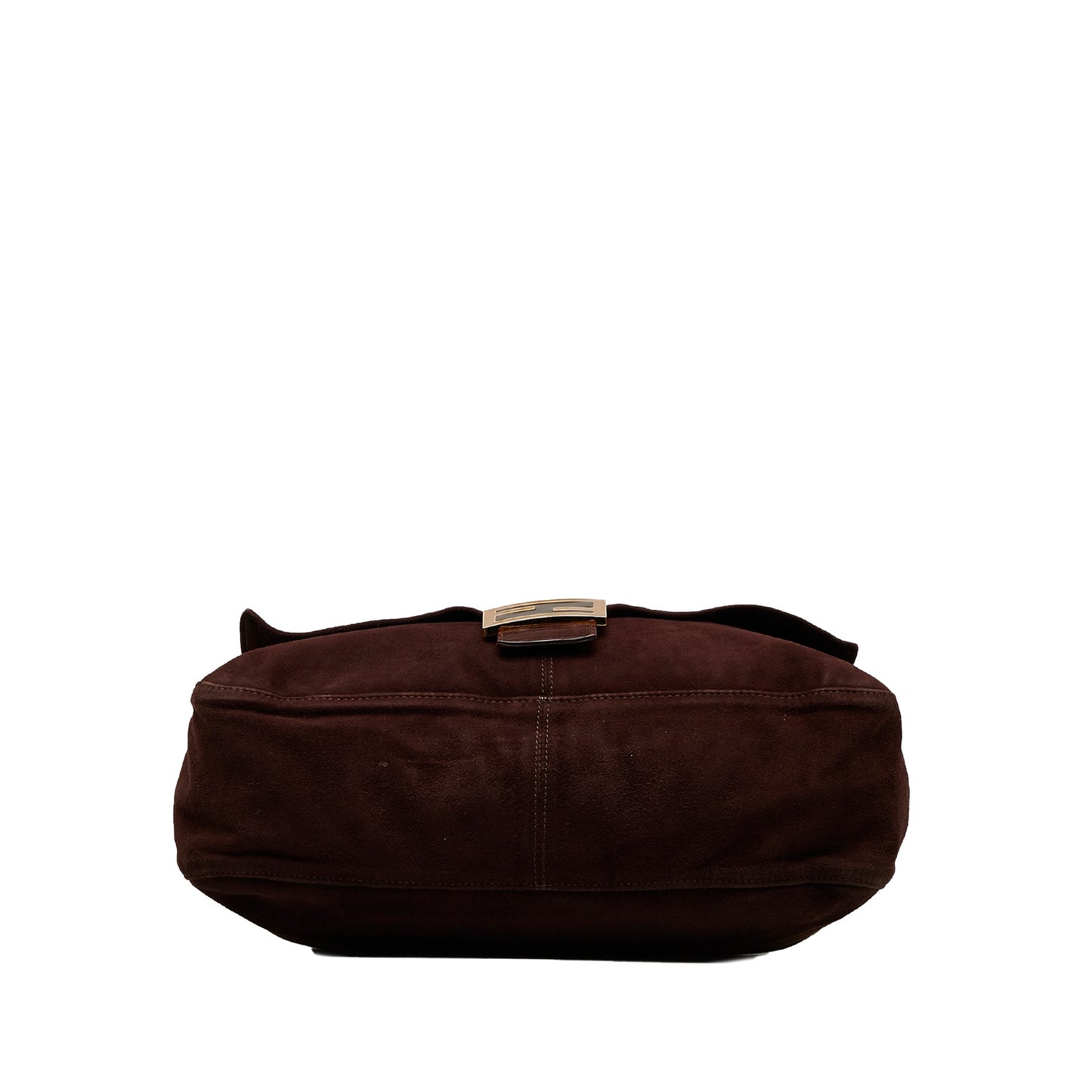 FENDI FF Suede Shoulder Bag