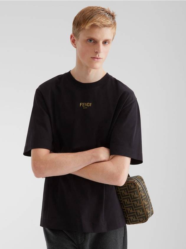 Fendi Fendi T-shirts and Polos Black