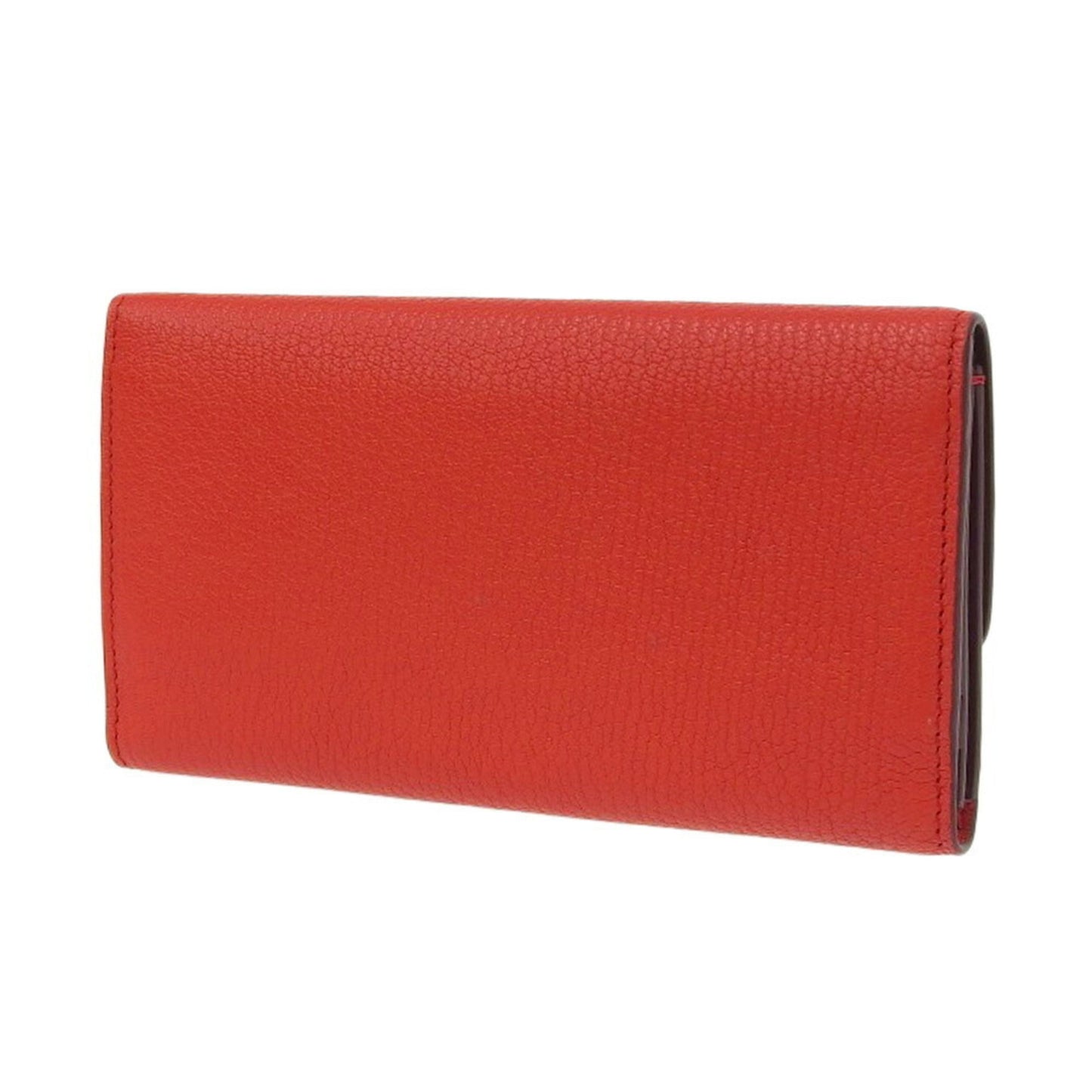 Burberry Leather Long Wallet (Tri-Fold) ()